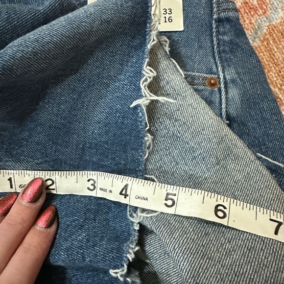 NWT Abercrombie & Fitch The 4” Mom Short High rise shorts size 16 or 33 - Picture 8 of 8